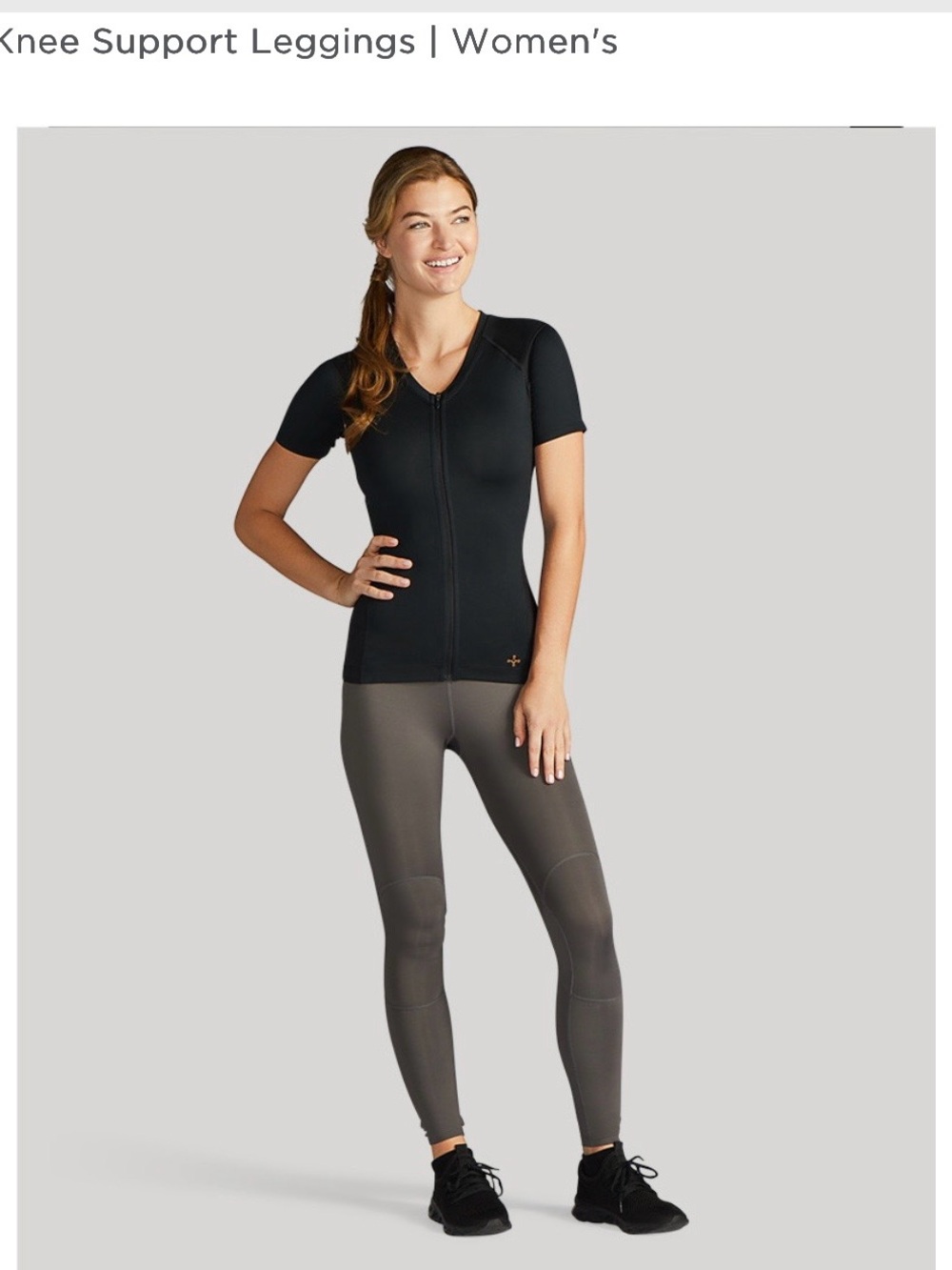 Tommie Copper leggings with knee support